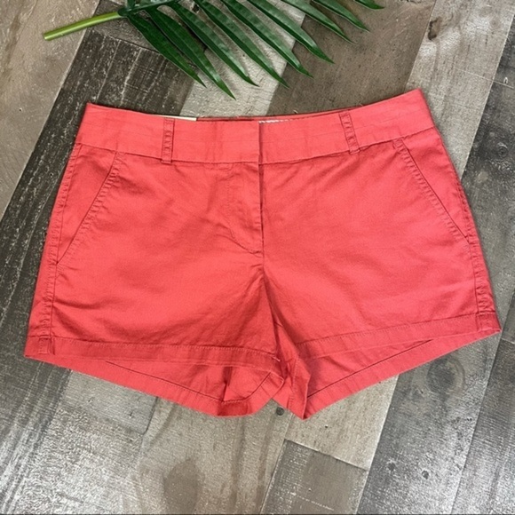 J. Crew Broken in Chino Shorts Sz 2/ small - Picture 2 of 9